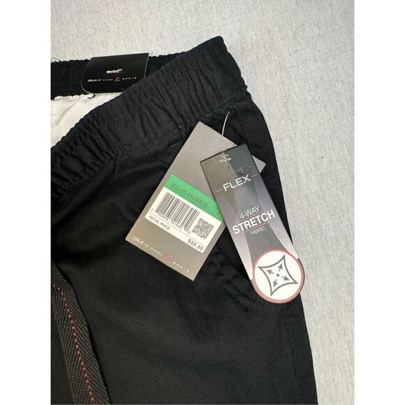 Galaxy Men's Black Cargo Pants- Cargo Joggers Black Size Small - Picture 4 of 8